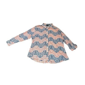 EUC French Curve Long sleeve top XL